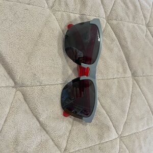 Stylish Oakley Gray and Red Sunglasses
